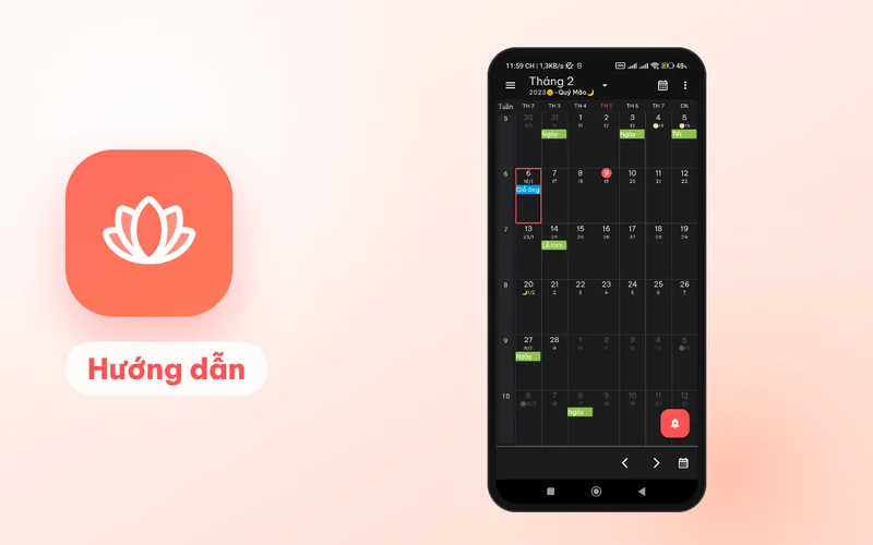 Thêm sự kiện âm lịch và nhắc lại hằng năm